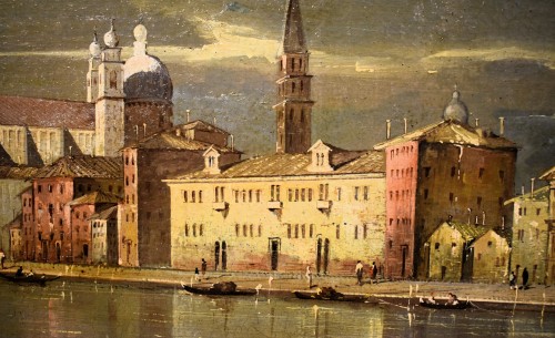 Antiquités - Venise, le Canal de la Giudecca - Italie XVIIIe siècle